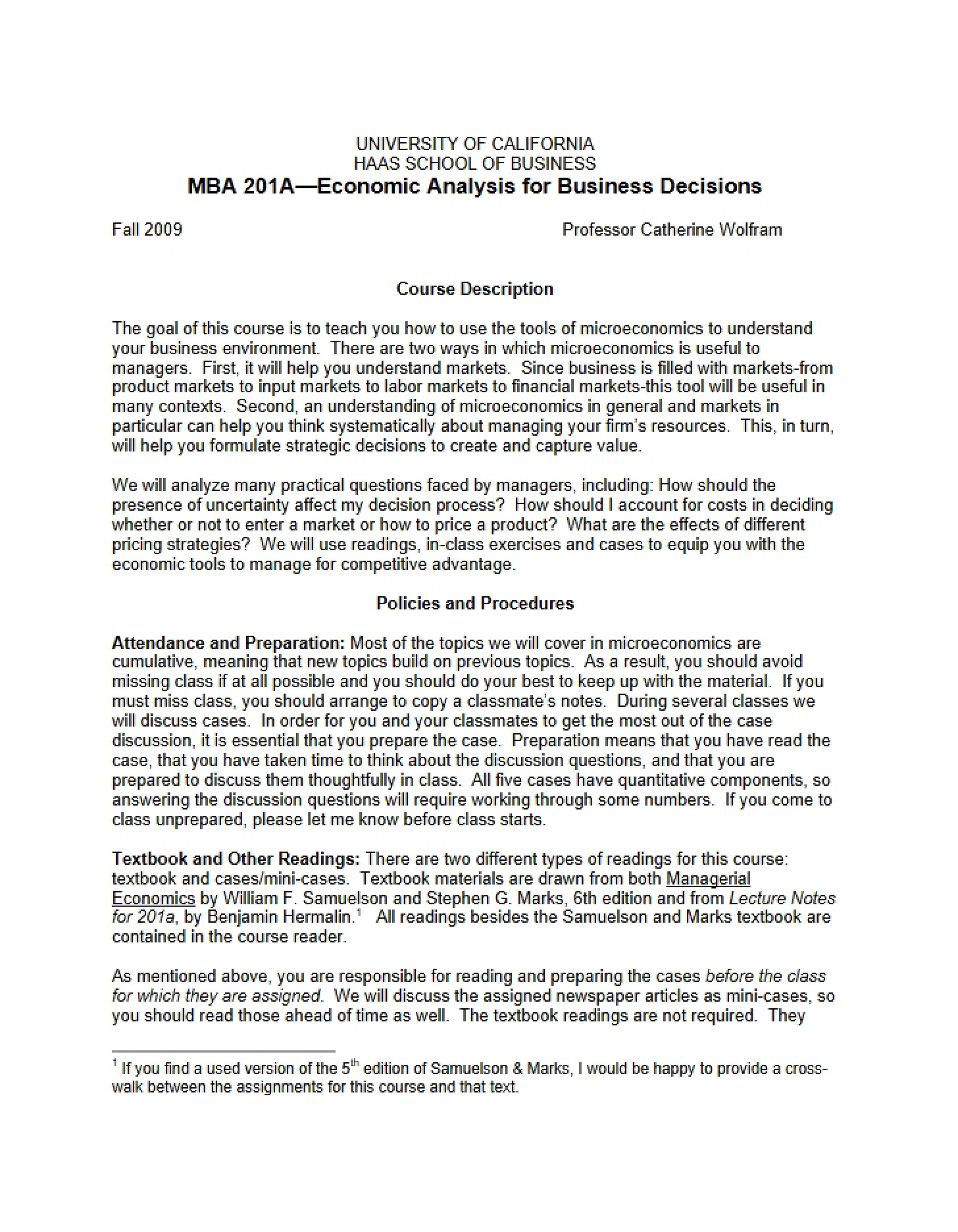 Academic Syllabus