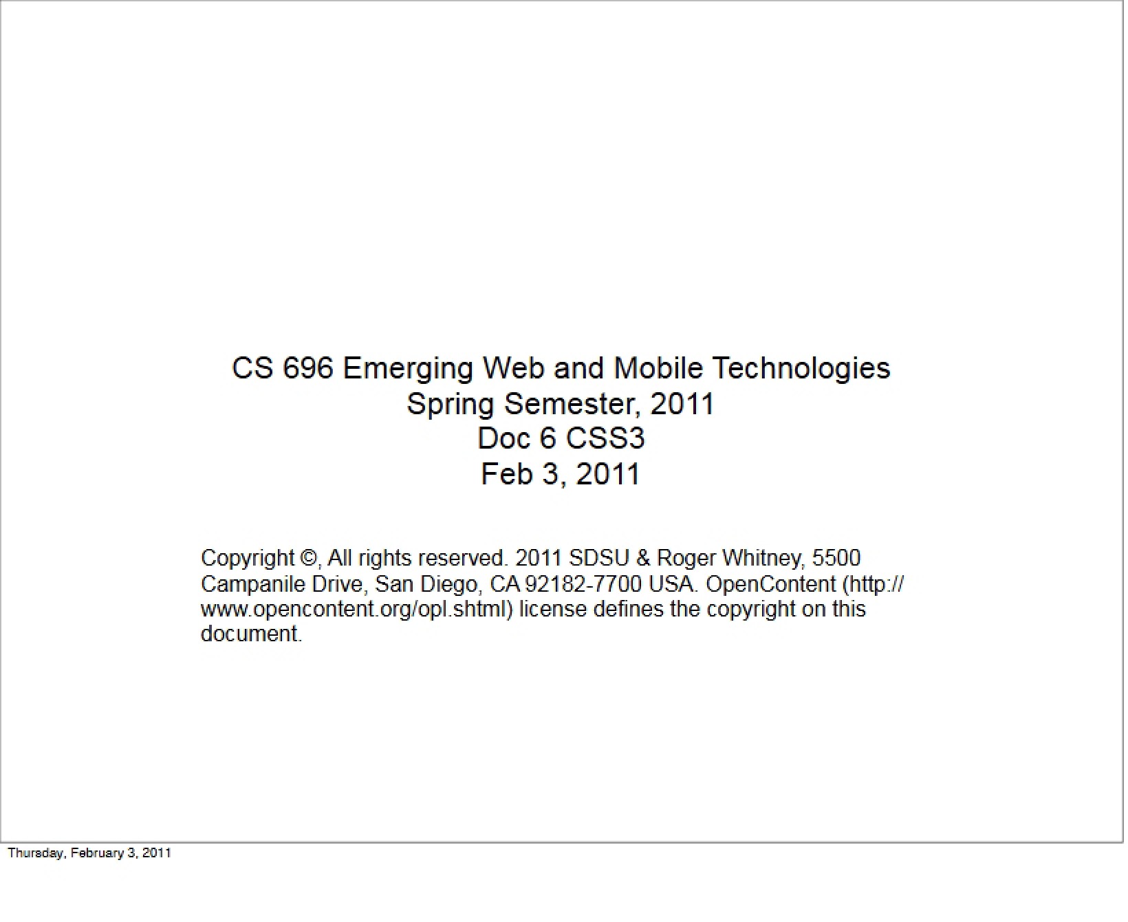 CSS3 Overview