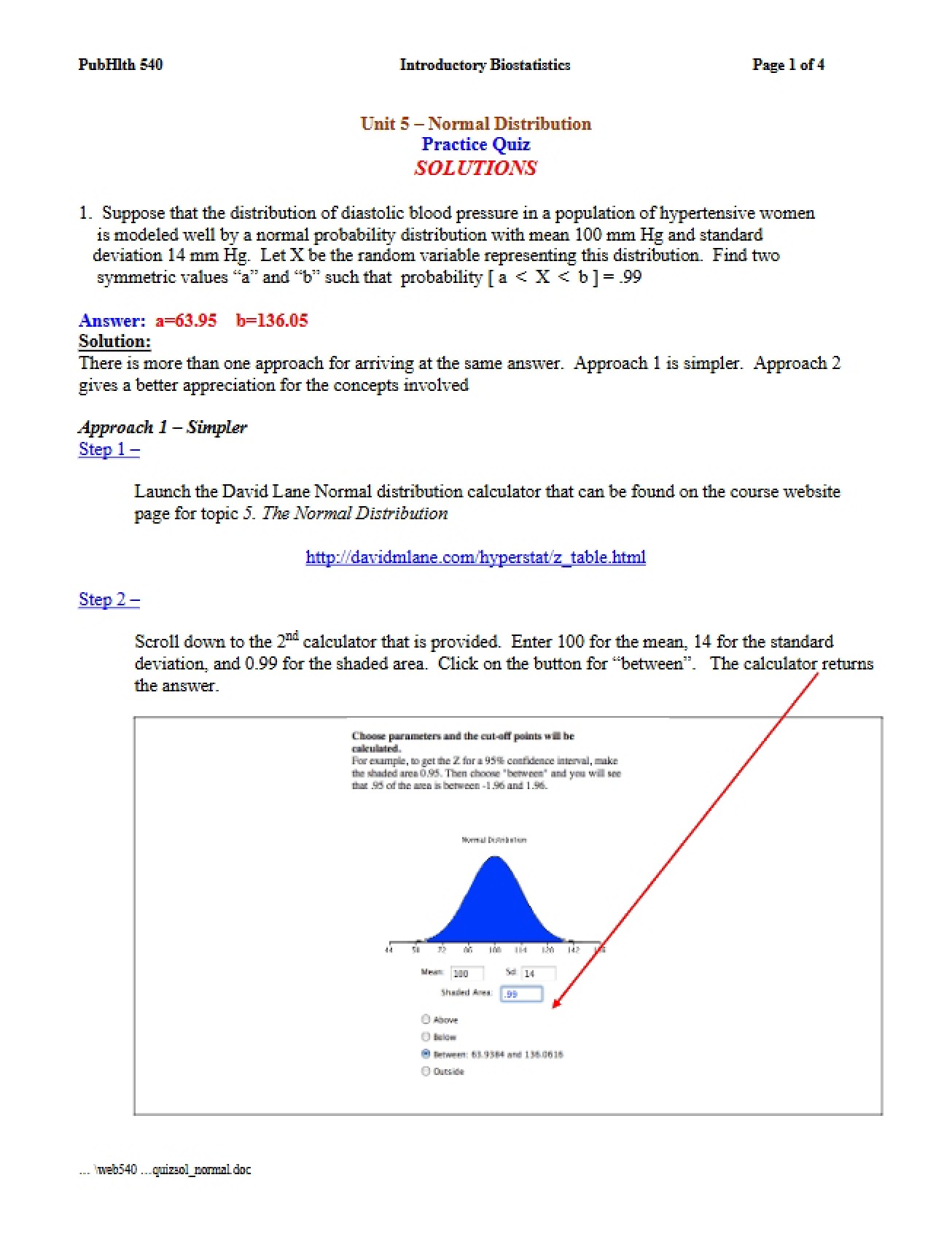 Normal Distribution (Unit 5)