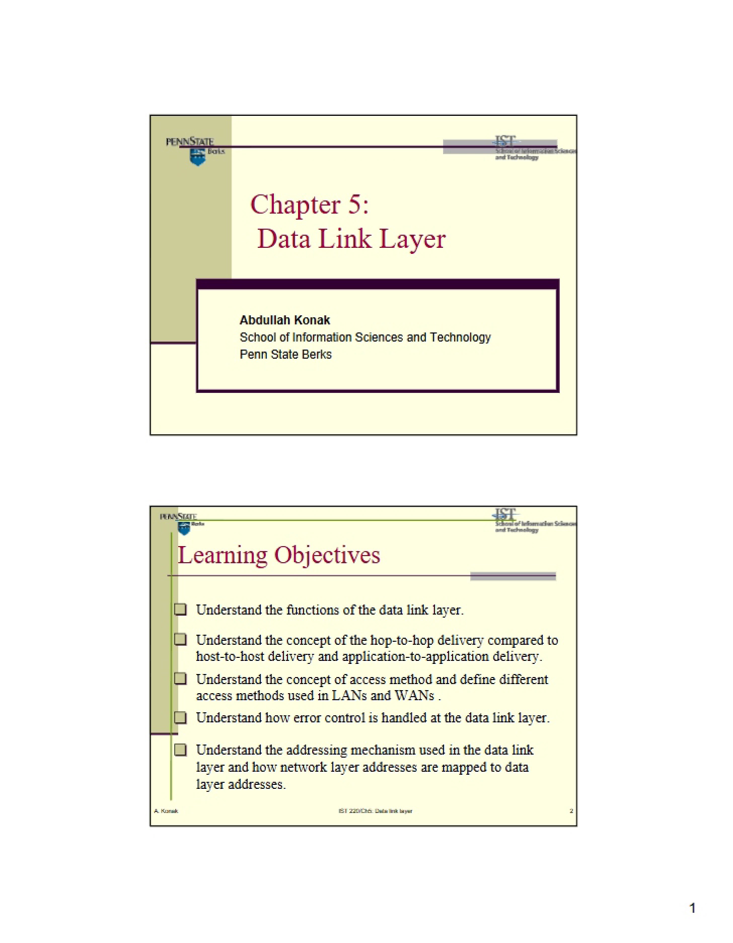 Layer 2 Data Link
