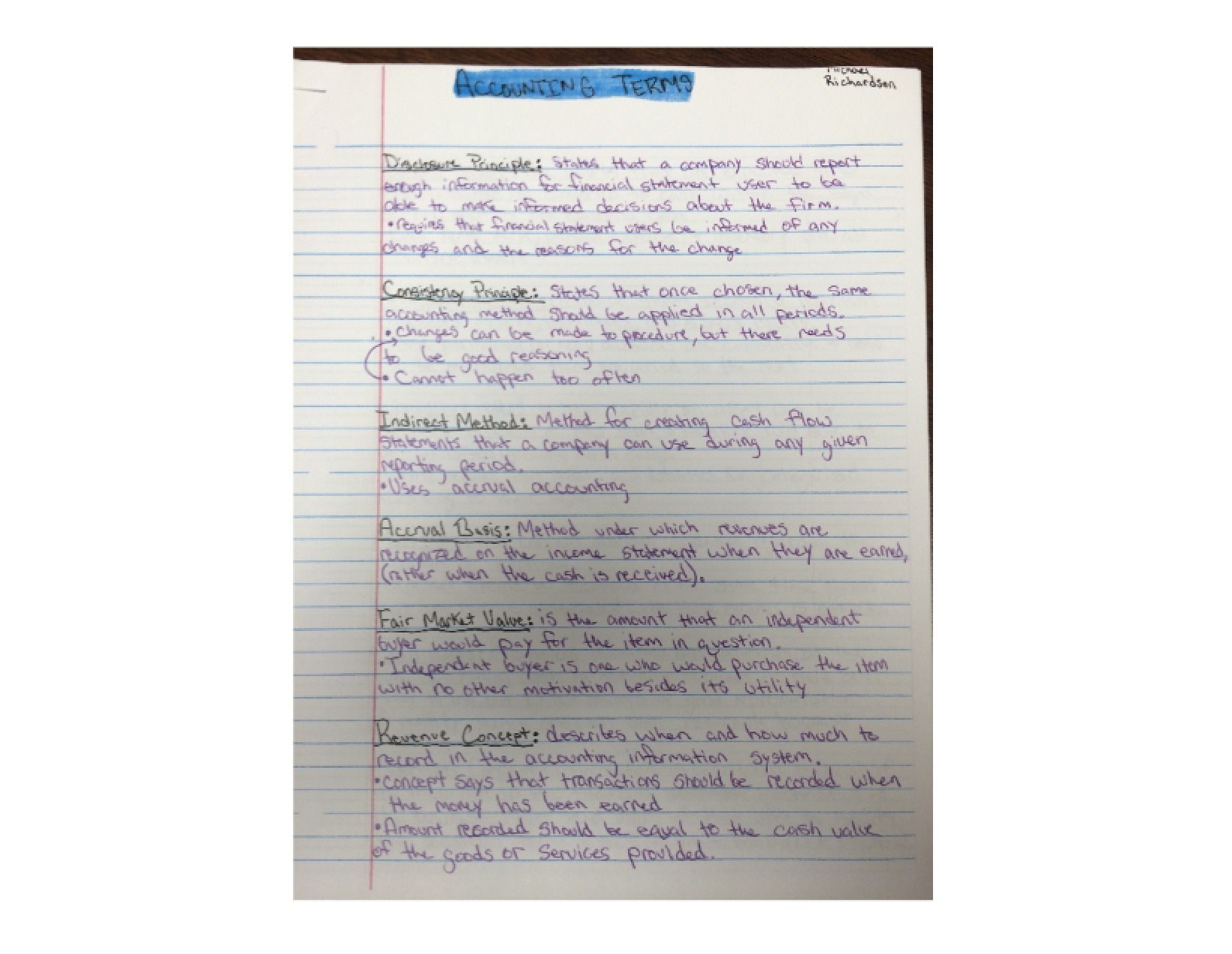 Financial Accounting Notes