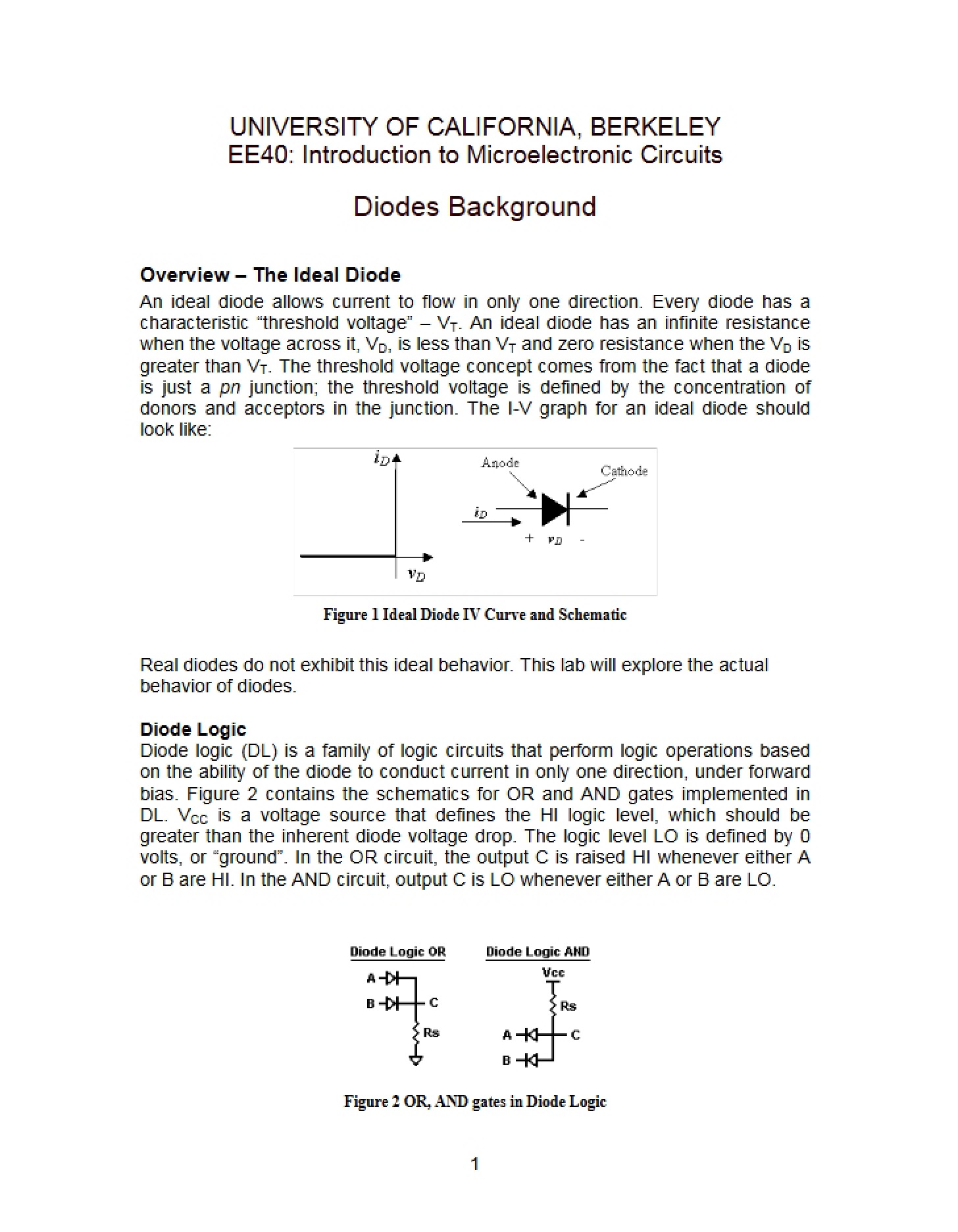 Background on Diodes