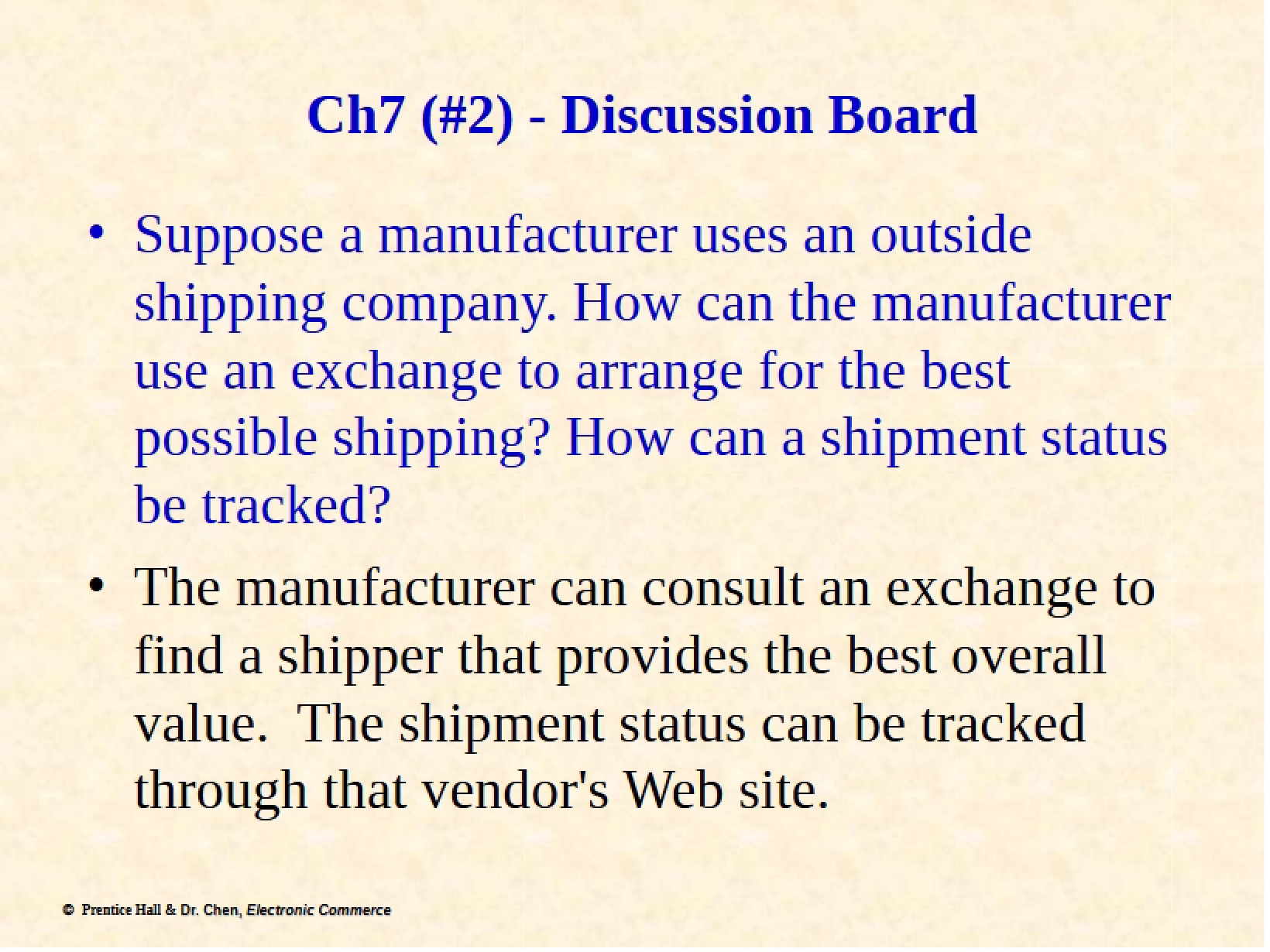 MBUS 676 Discussion