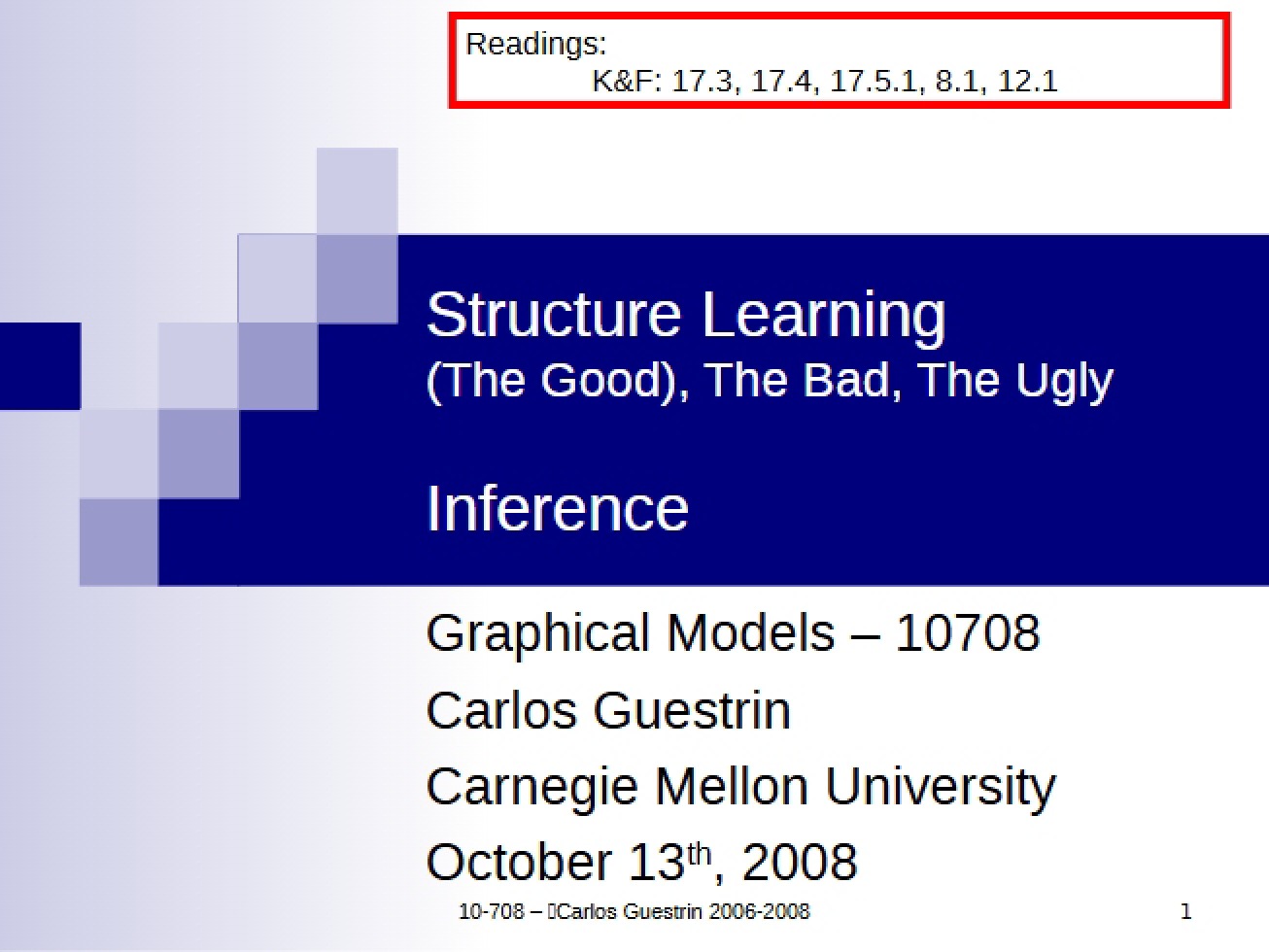 Inference Two in Structure Learning