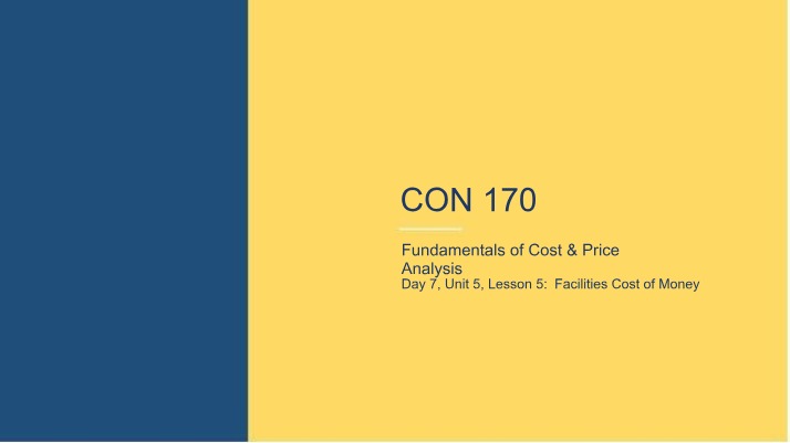 CON170 Day Seven Student Slides