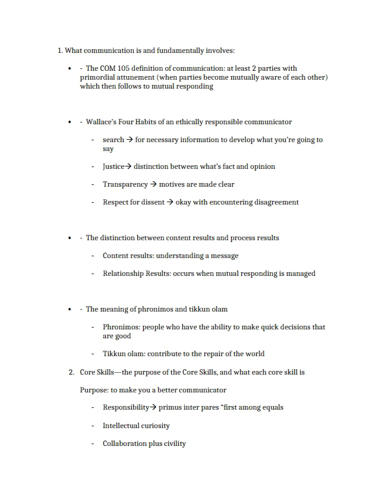 Communication Concepts