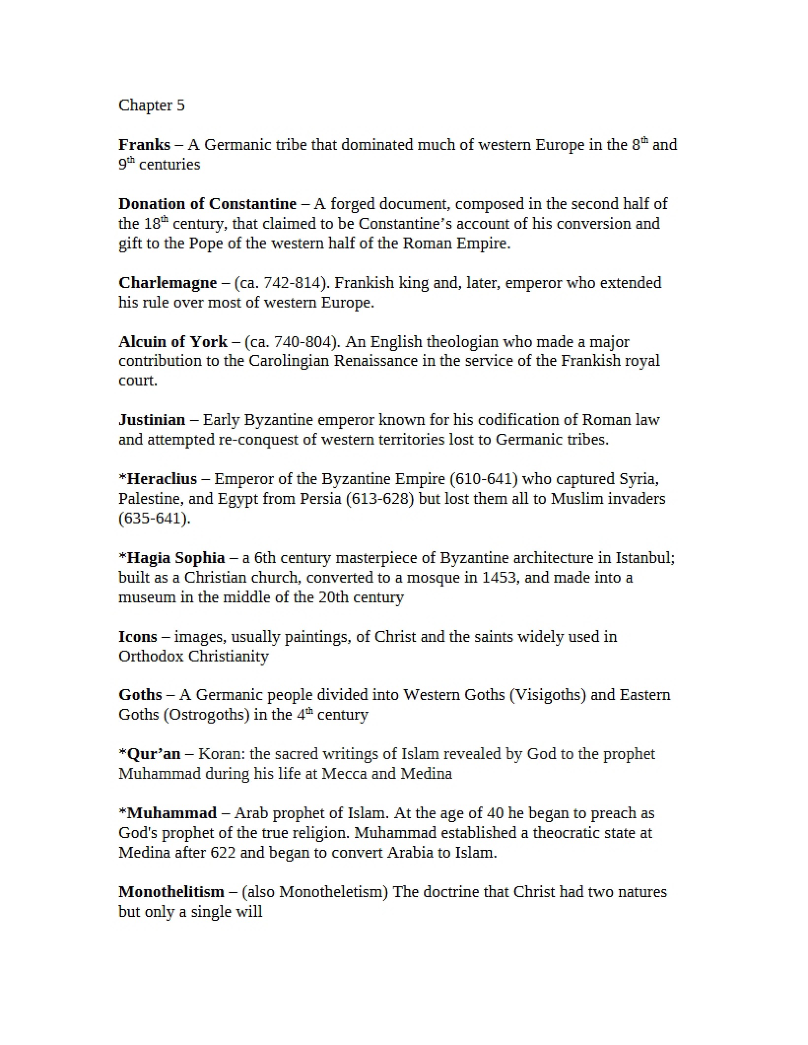 World Religions Chapter 5