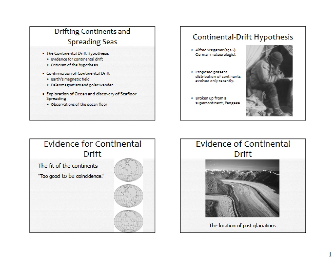 Continental Drift and Tectonic Movement