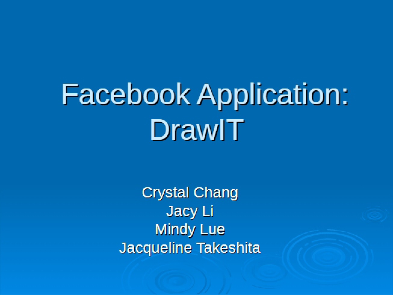 DrawIT Facebook Application