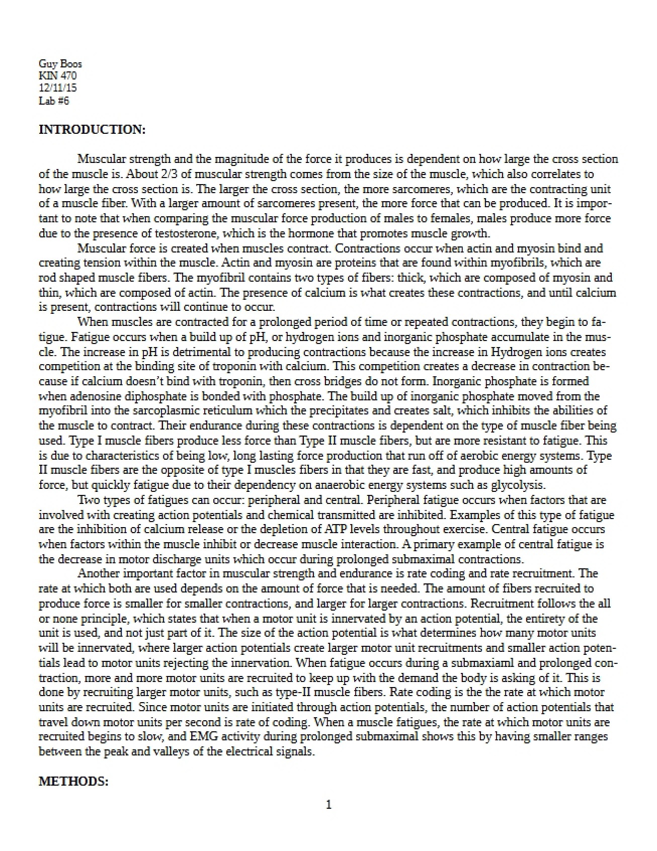 Handout for Lab Six