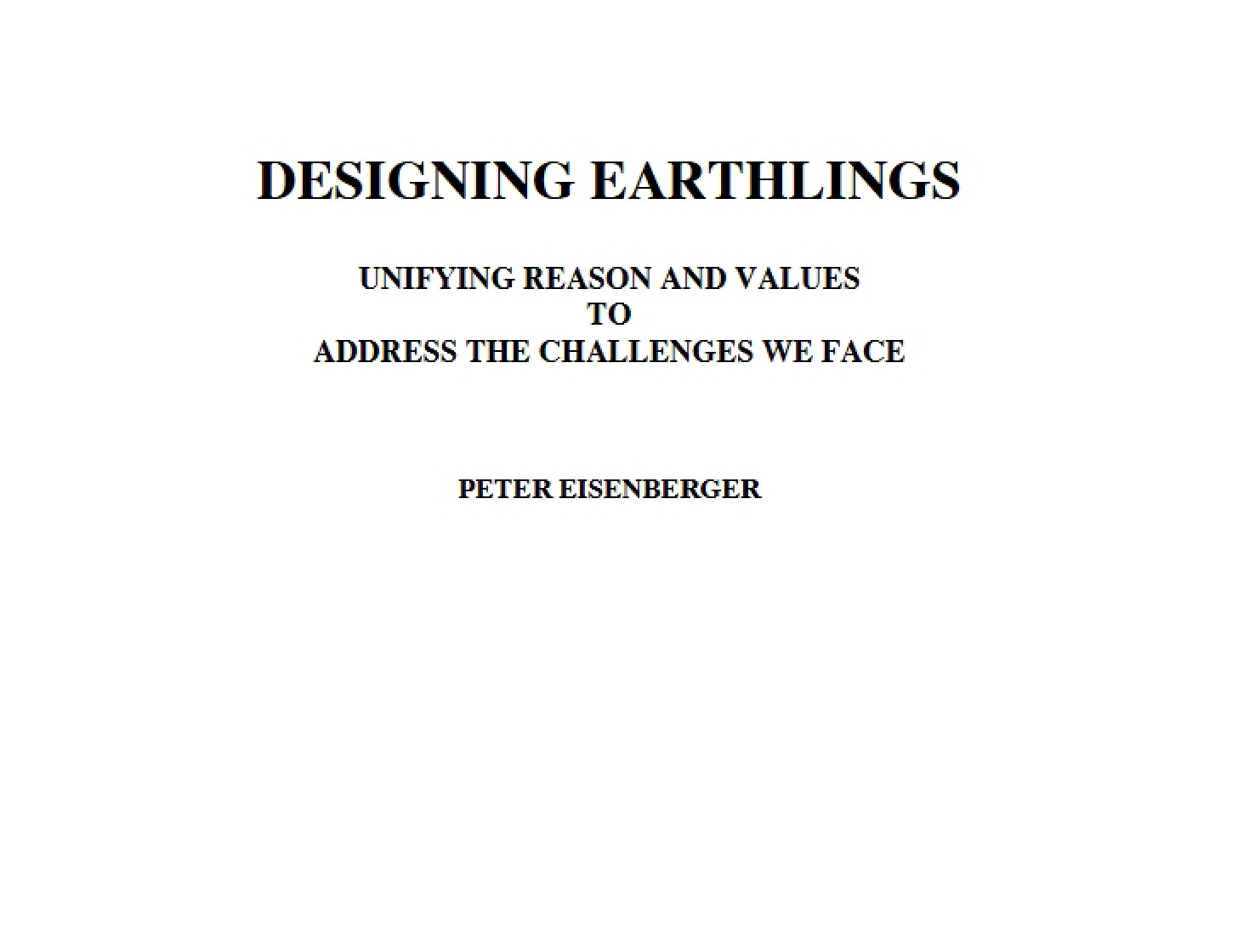 Designing Inhabitants of Earth