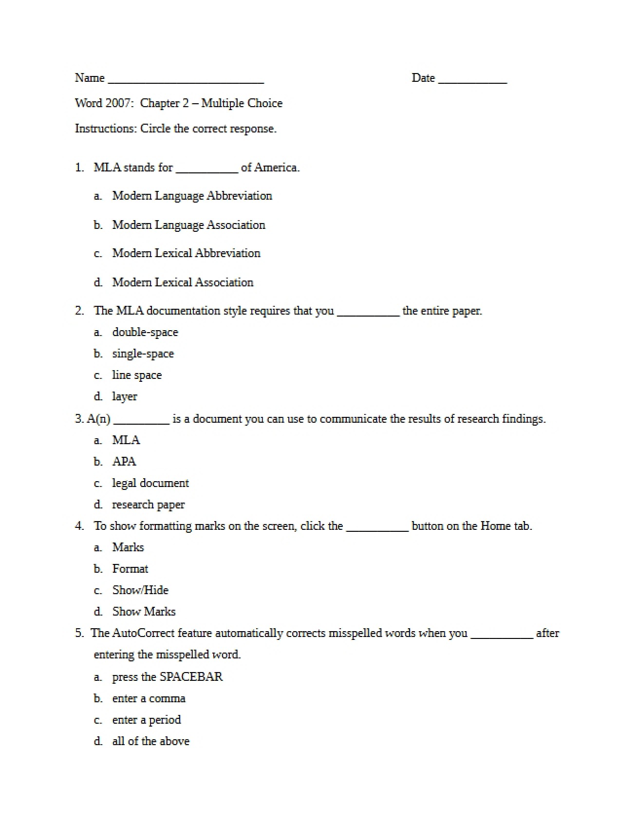 MC Chapter 02 (Word 2007)