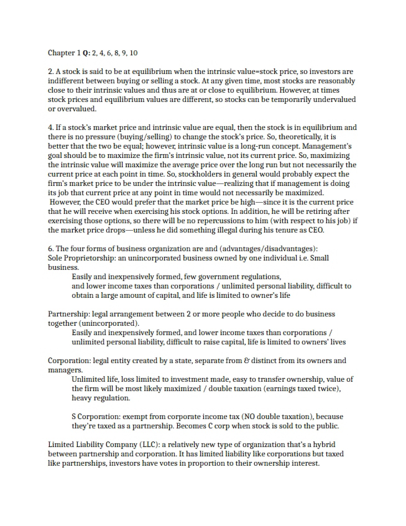 In-depth Look at a Set of Teaching Notes by Hendricks and Porter