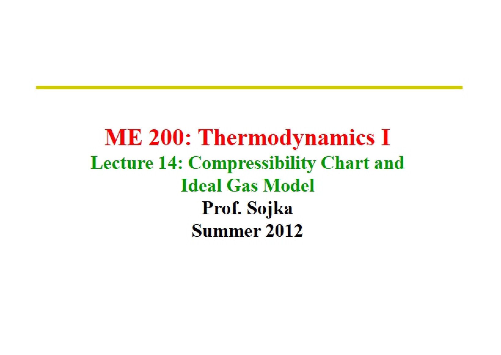 Lecture Fourteen Materials
