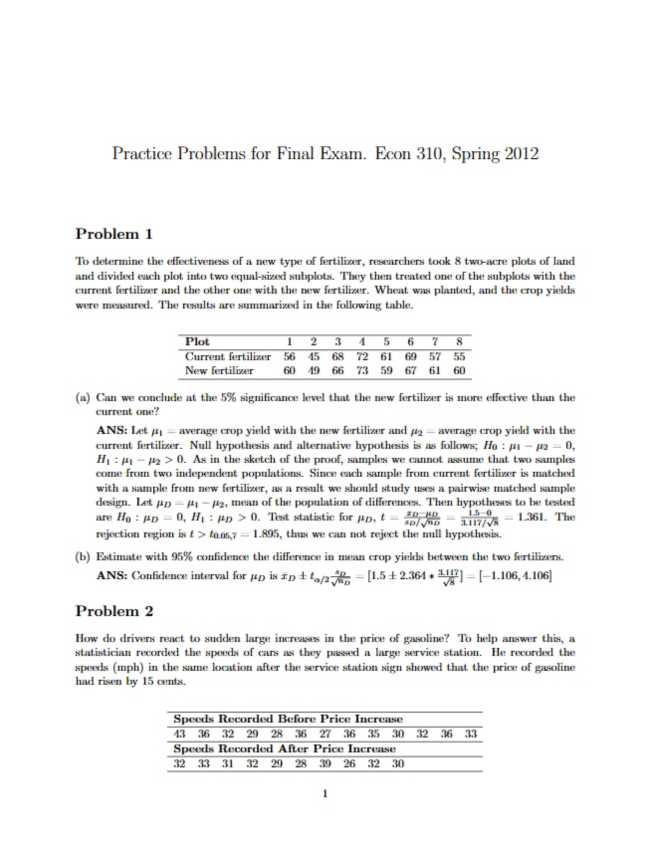 Midterm 1 Practice Exam