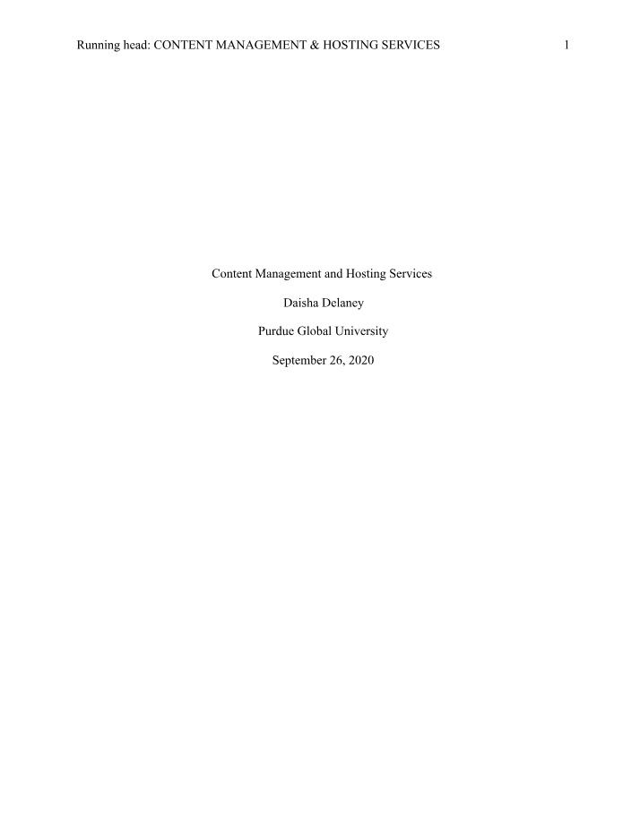 Content Management and Hosting - A Comparison of BlueHost
