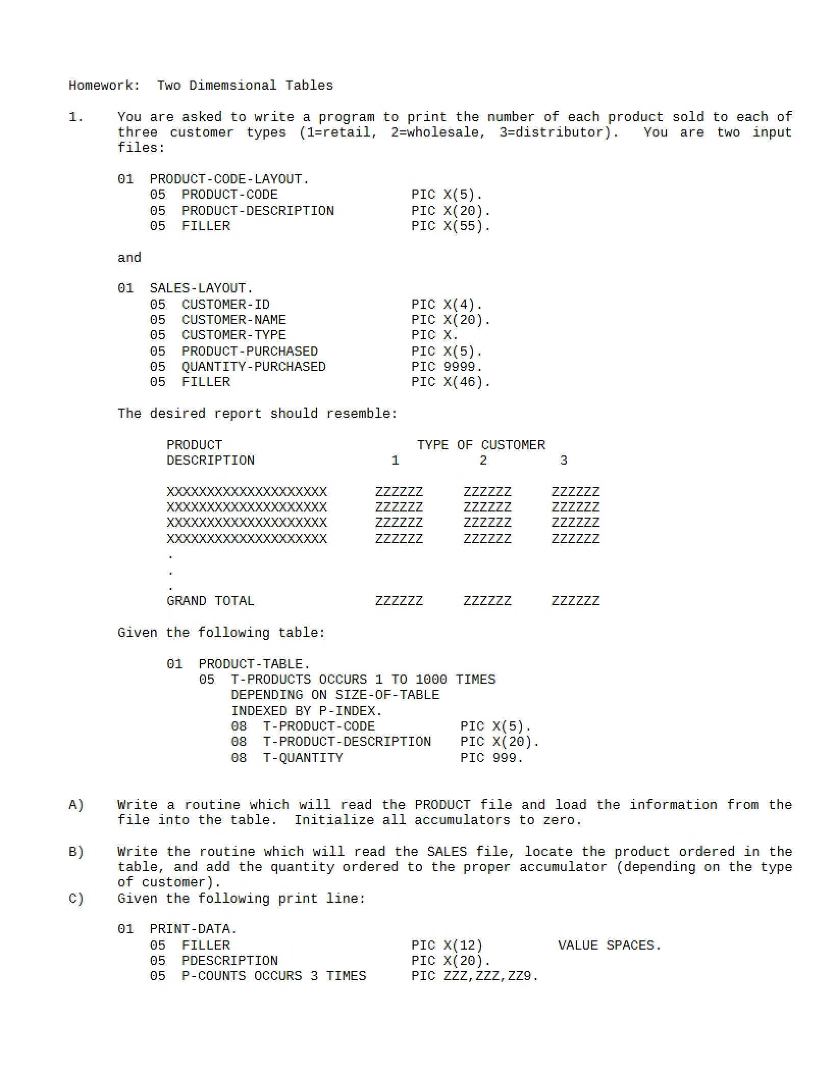Homework Five