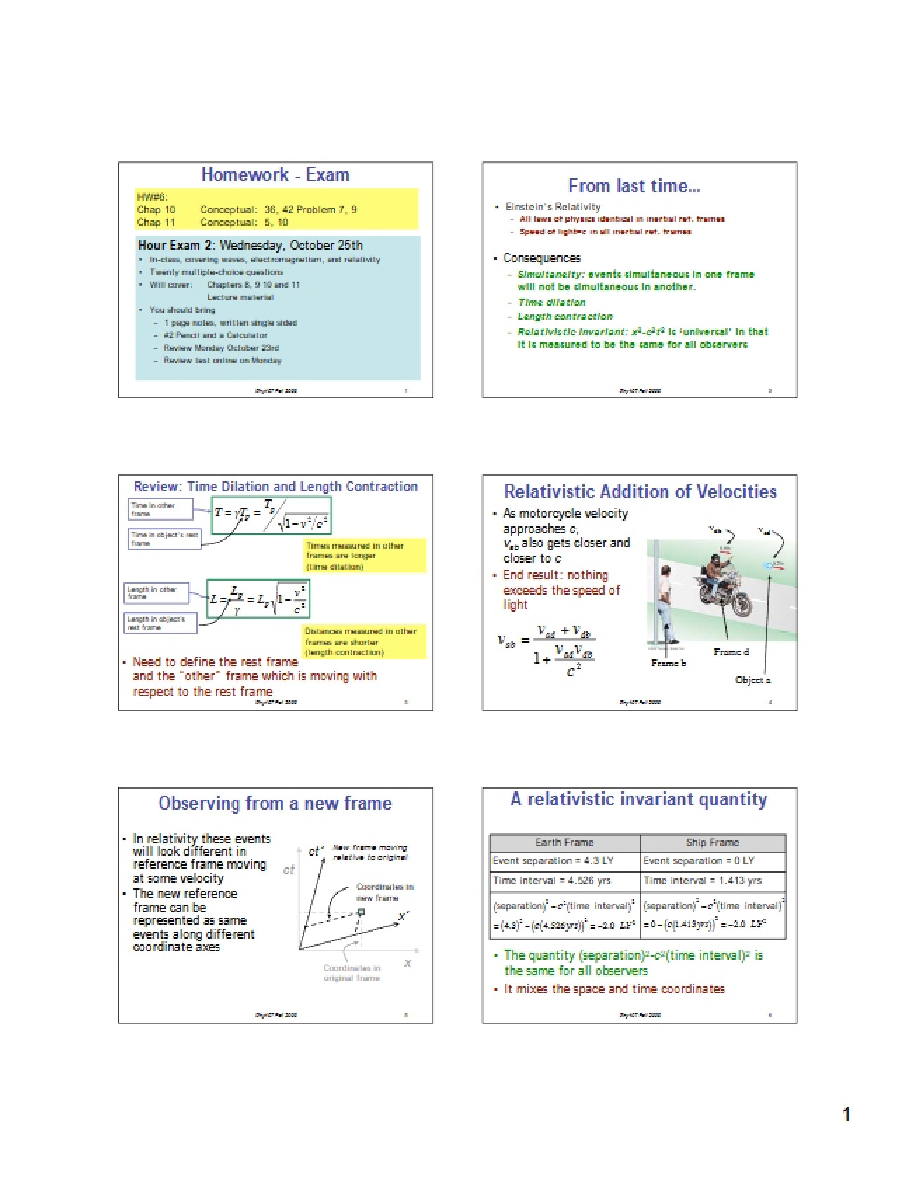 Exam Homework