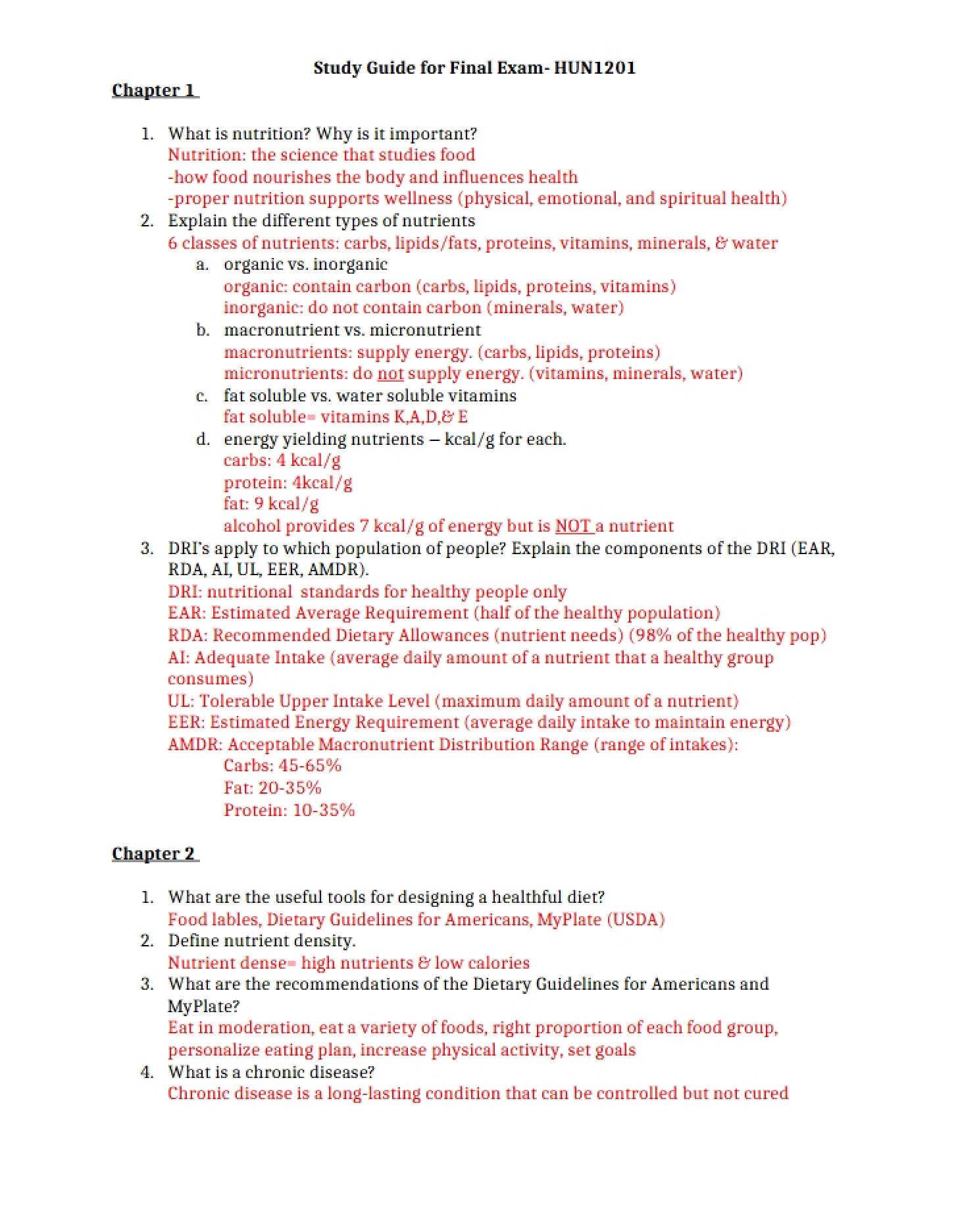 Course Finalization Test