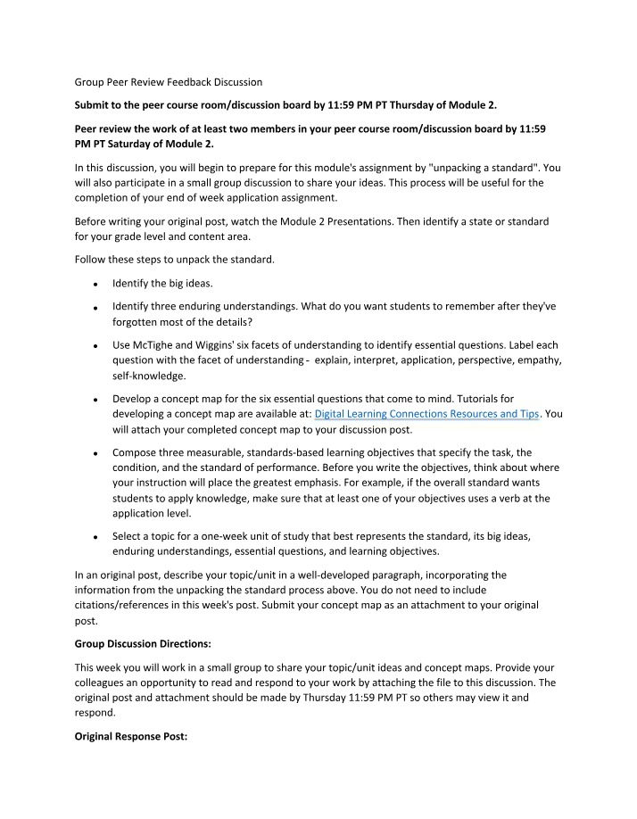 ED5023 - Discussion Board Module 2