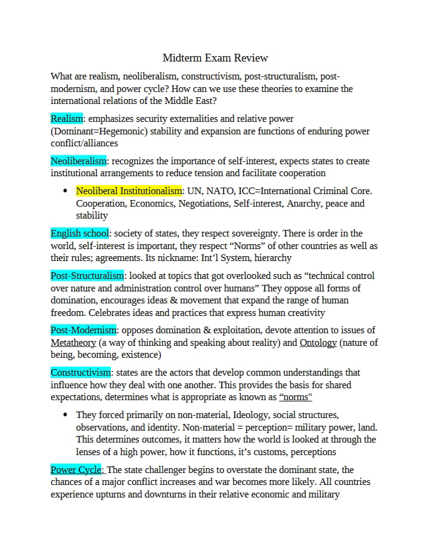 Syllabus and Course Expectations