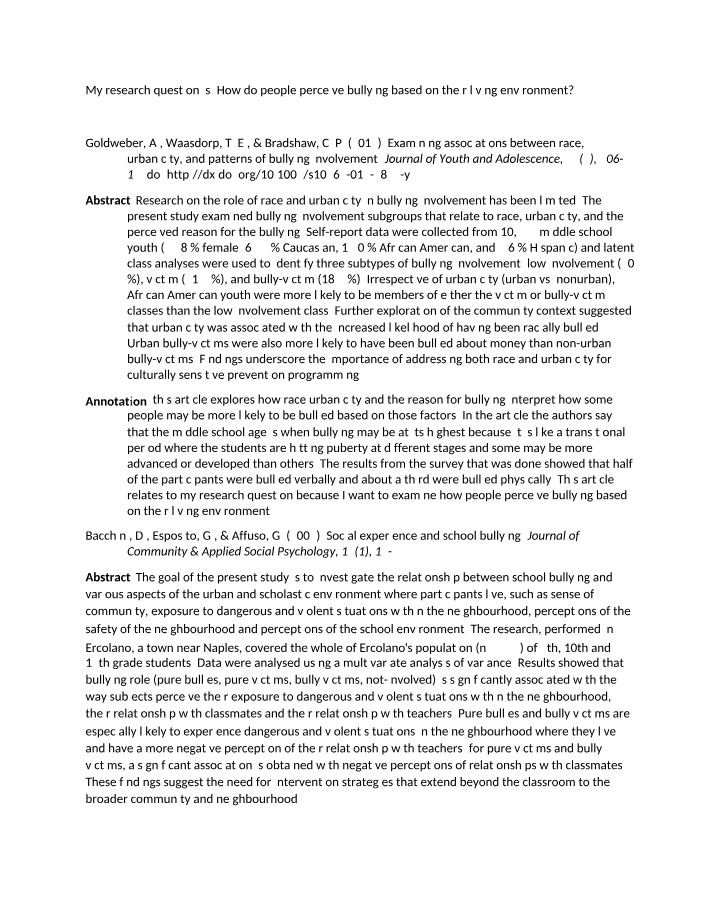 COUN 501 Course Documents - 2013