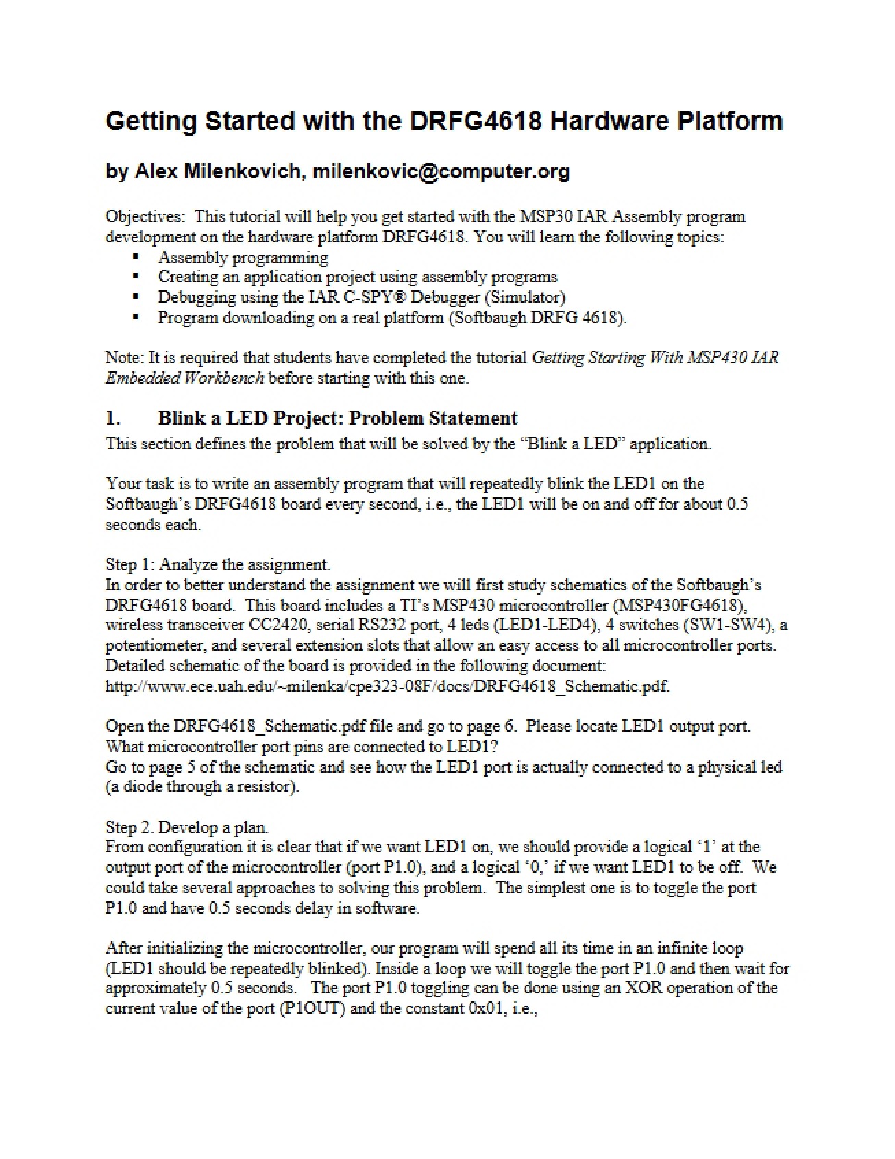 Study Notes for CPE 323