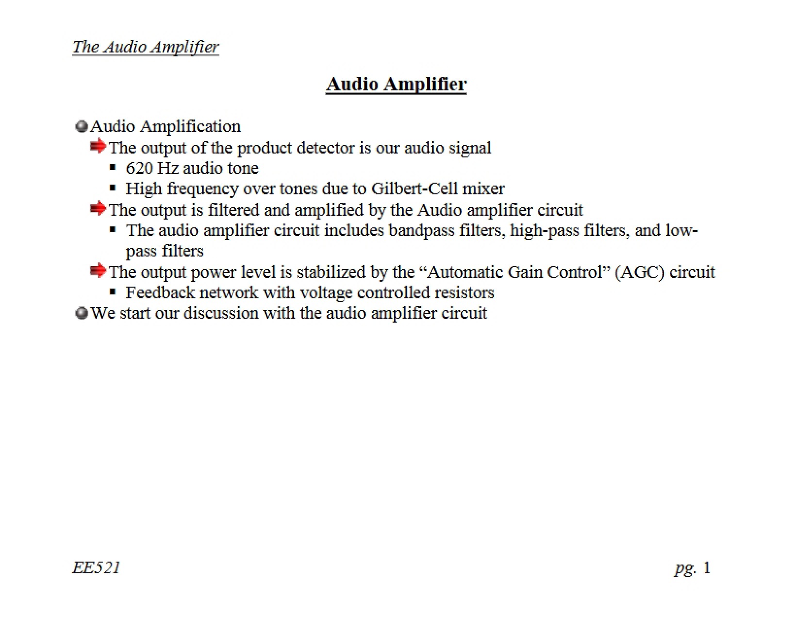 Amplifier Audio