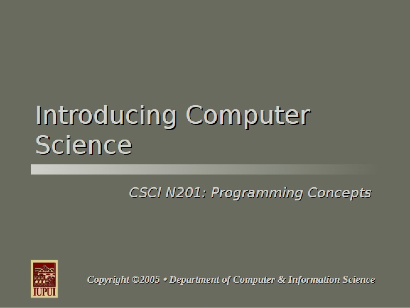 Computer Science Introduction
