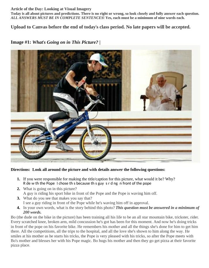 Captivating Visual Imagery - Stories Behind