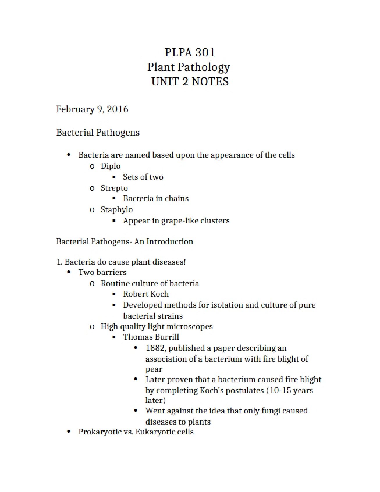 Notes for Section 2