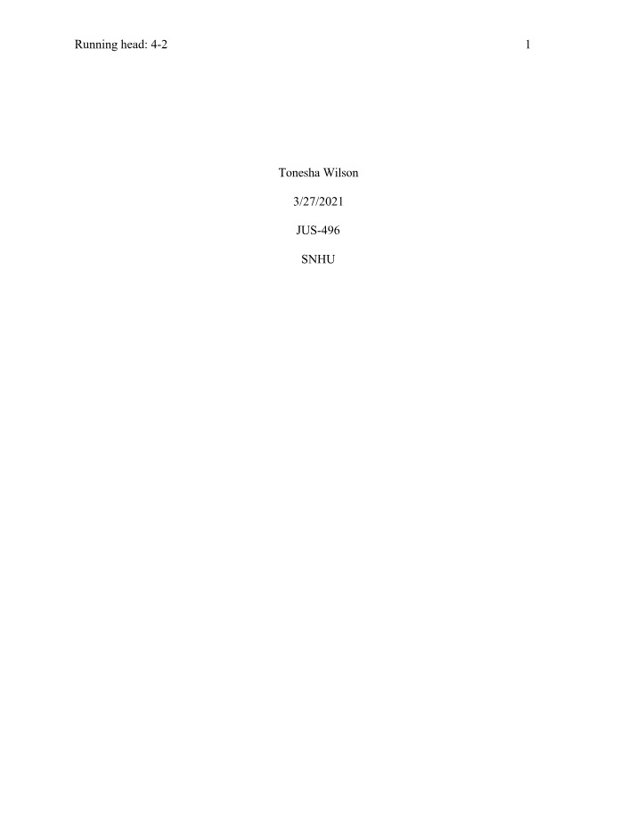 Worksheet 4-2 for JUS-496