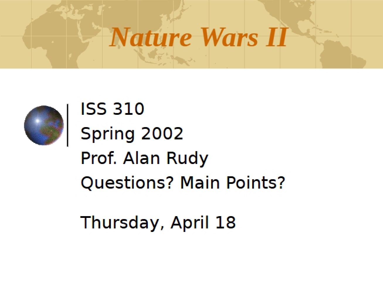 Second Nature Wars