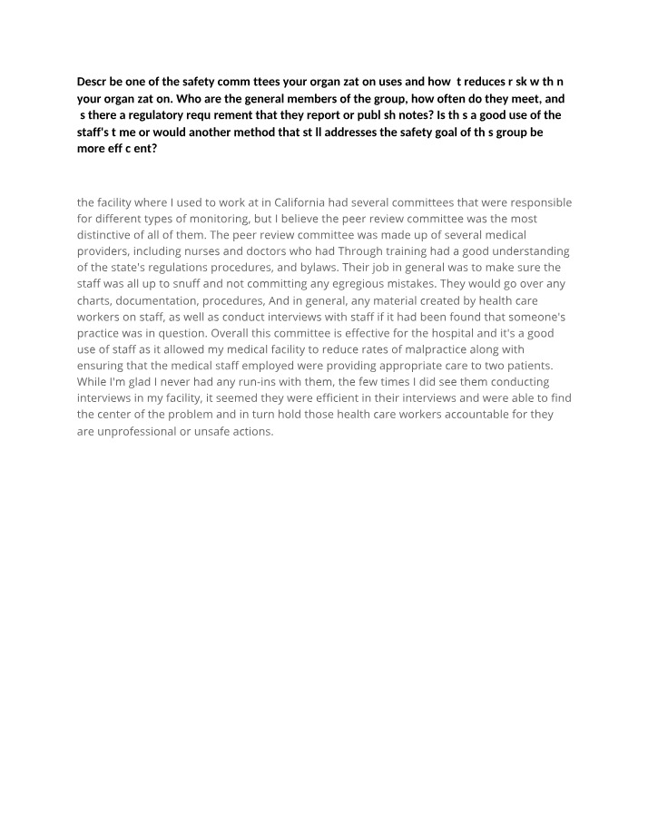 Peer Impact on Safety and Efficiency