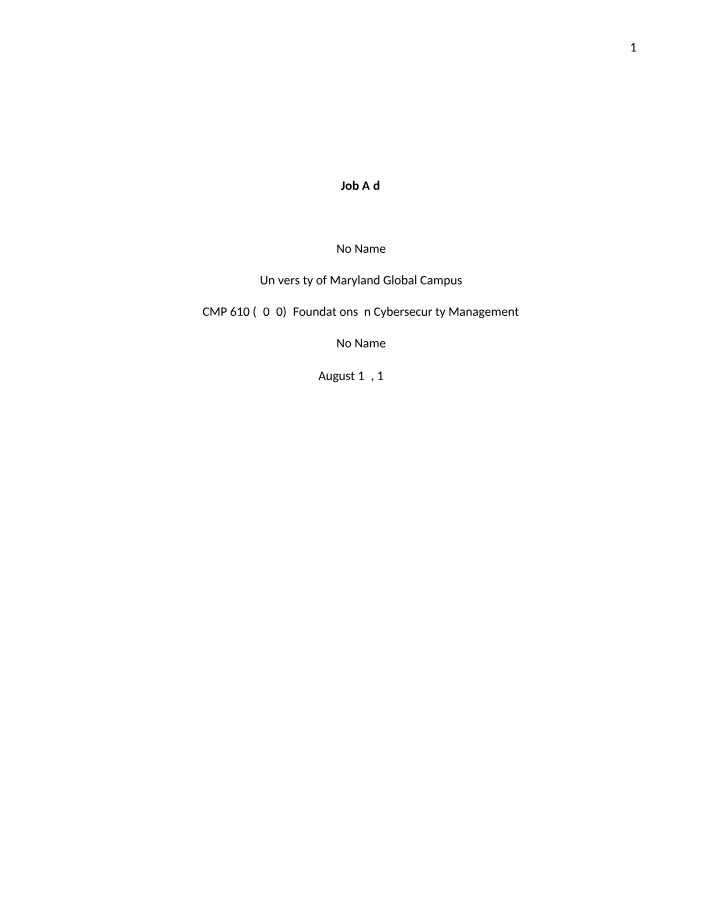 Job Aid for Authentication, Authorization, and Access Control