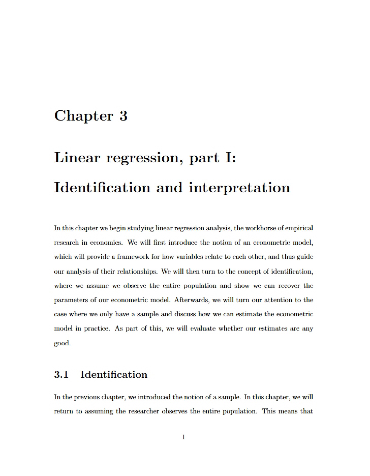 Regression Analysis (Linear)