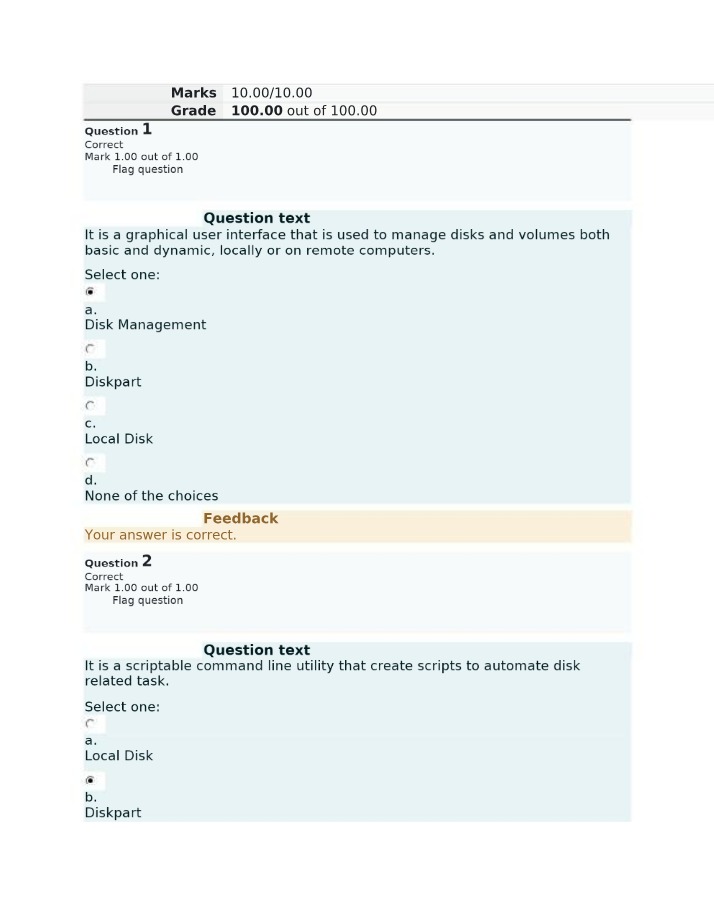 Diskpart - Disk and Volume Management