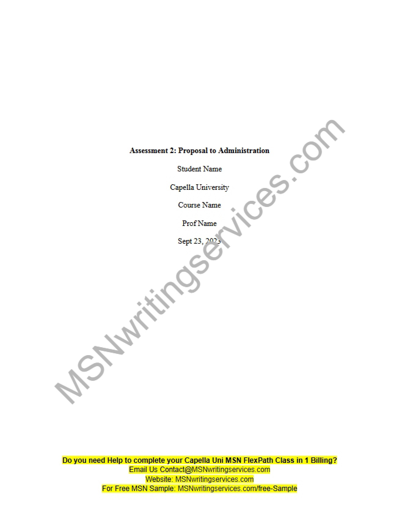 Assessment 2 Proposal to Administration - nan