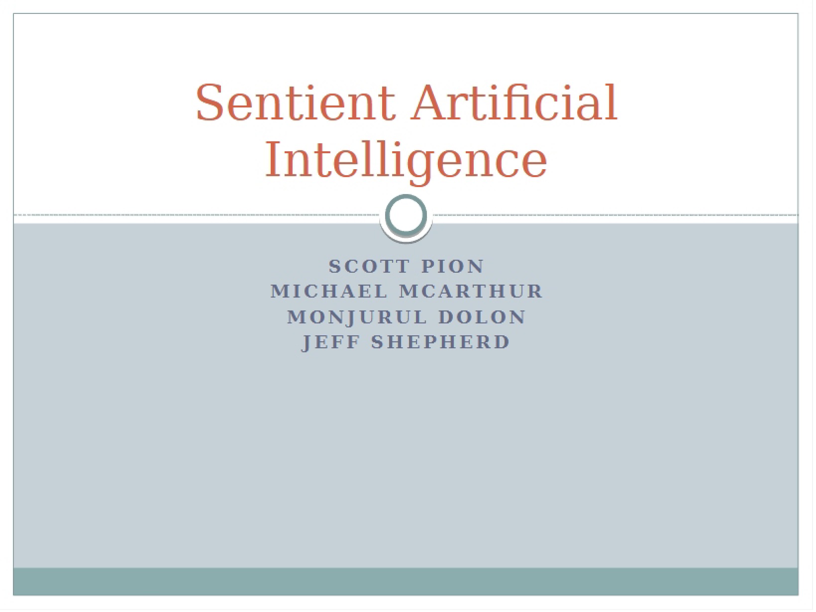AI Sentience