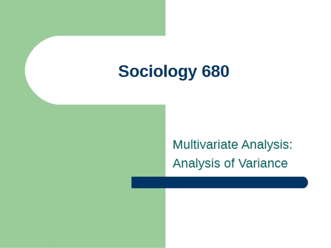Variance Analysis