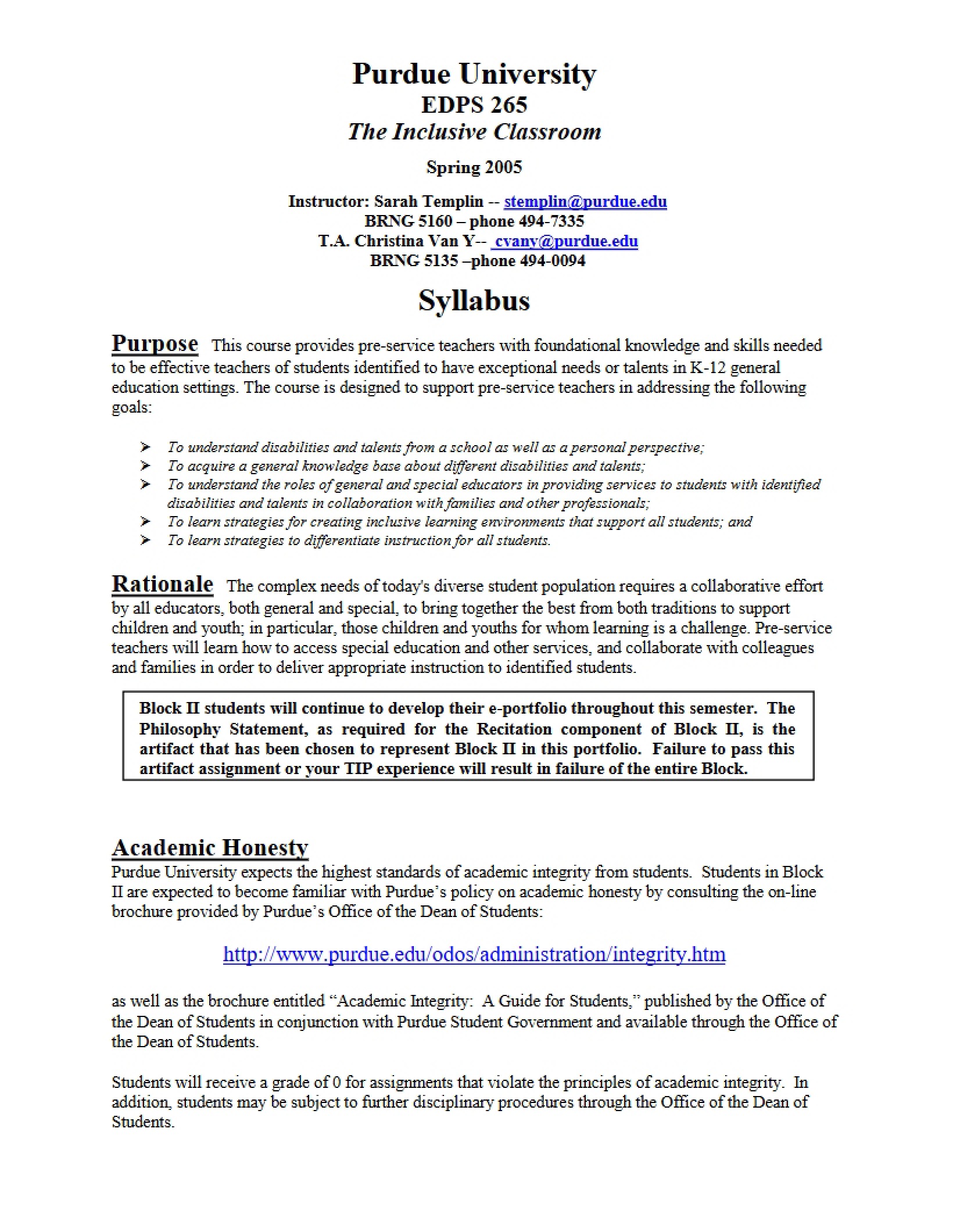 Syllabus - EDPS 26500
