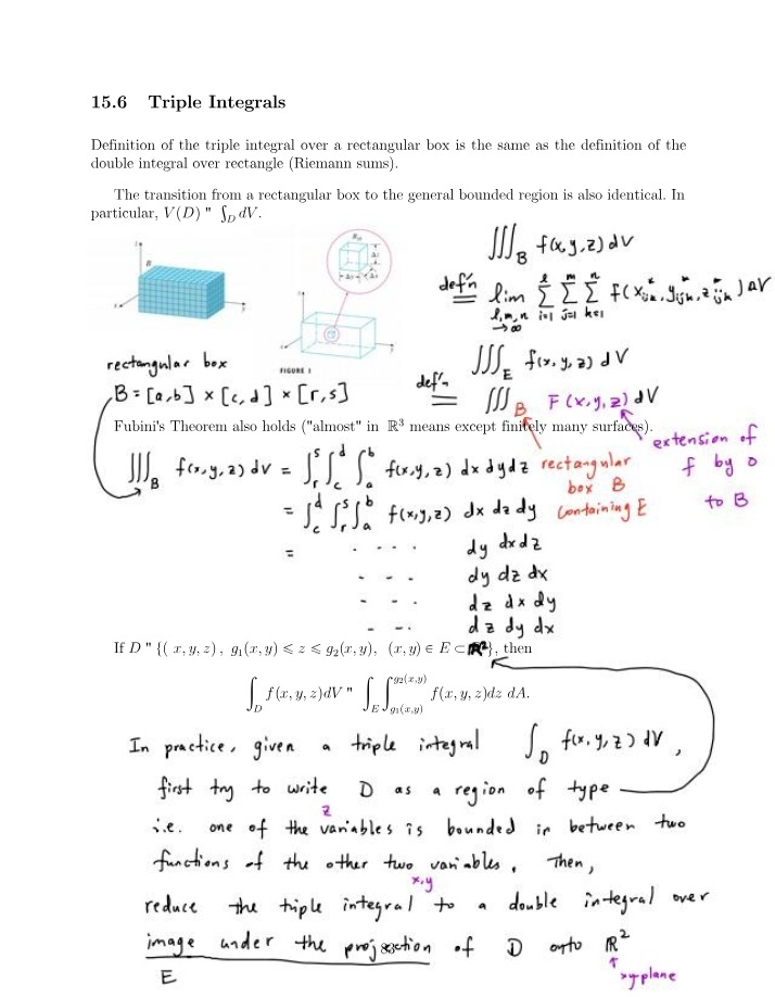 Definition, Properties, and Examples of Triple Integrals
