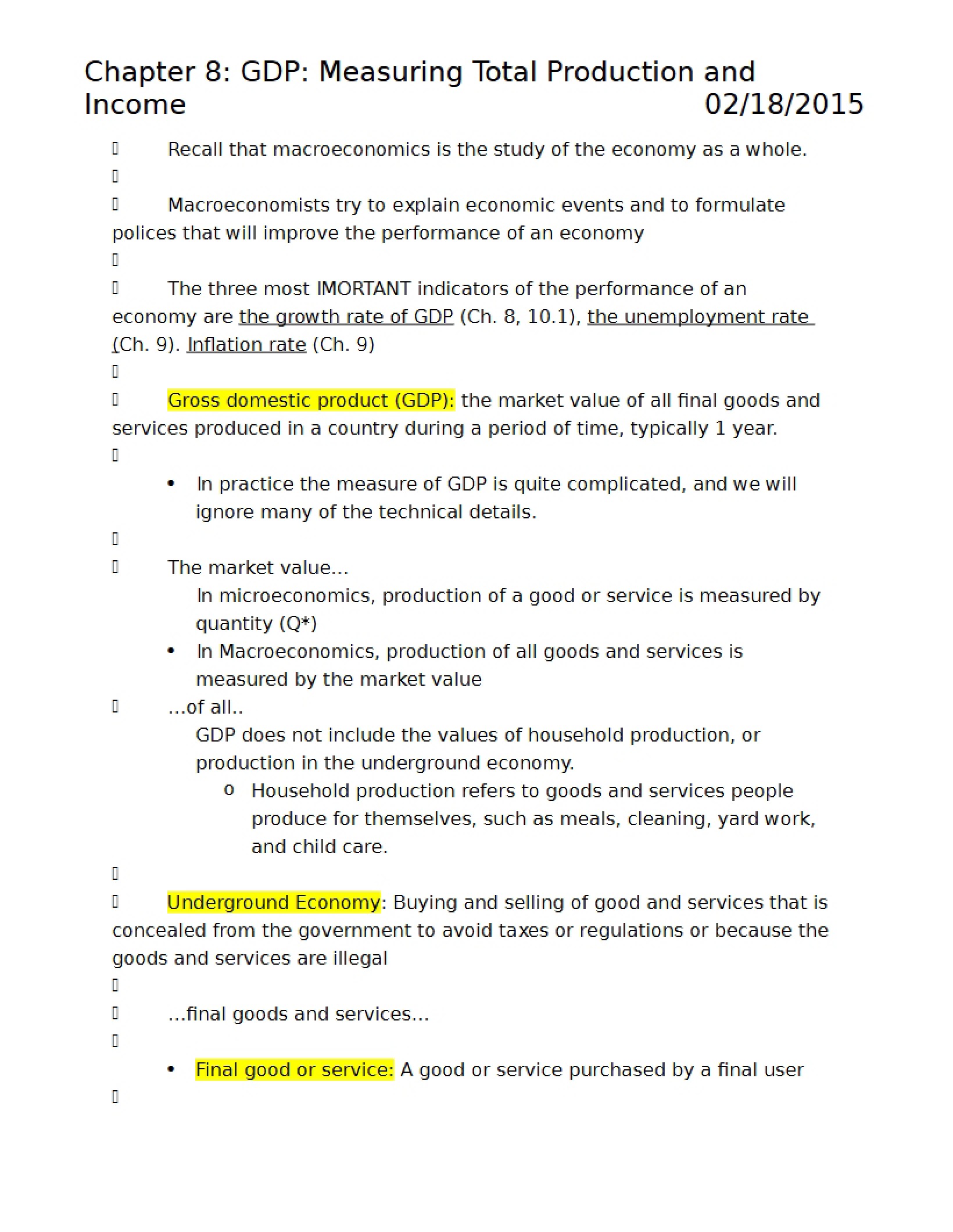 Econ Chapter Eight