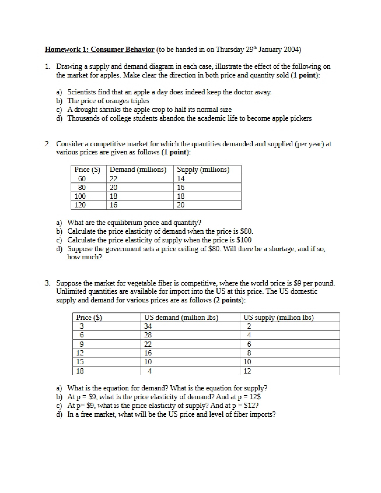 Homework Assignment 1