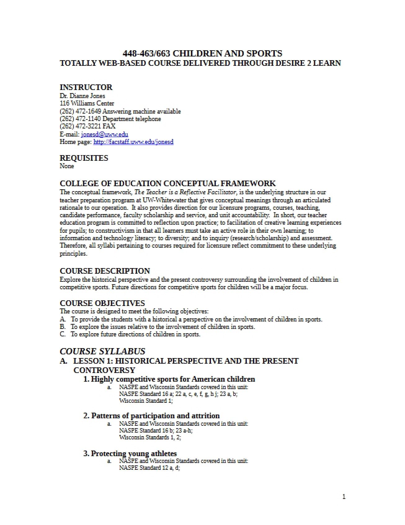 Course Outline