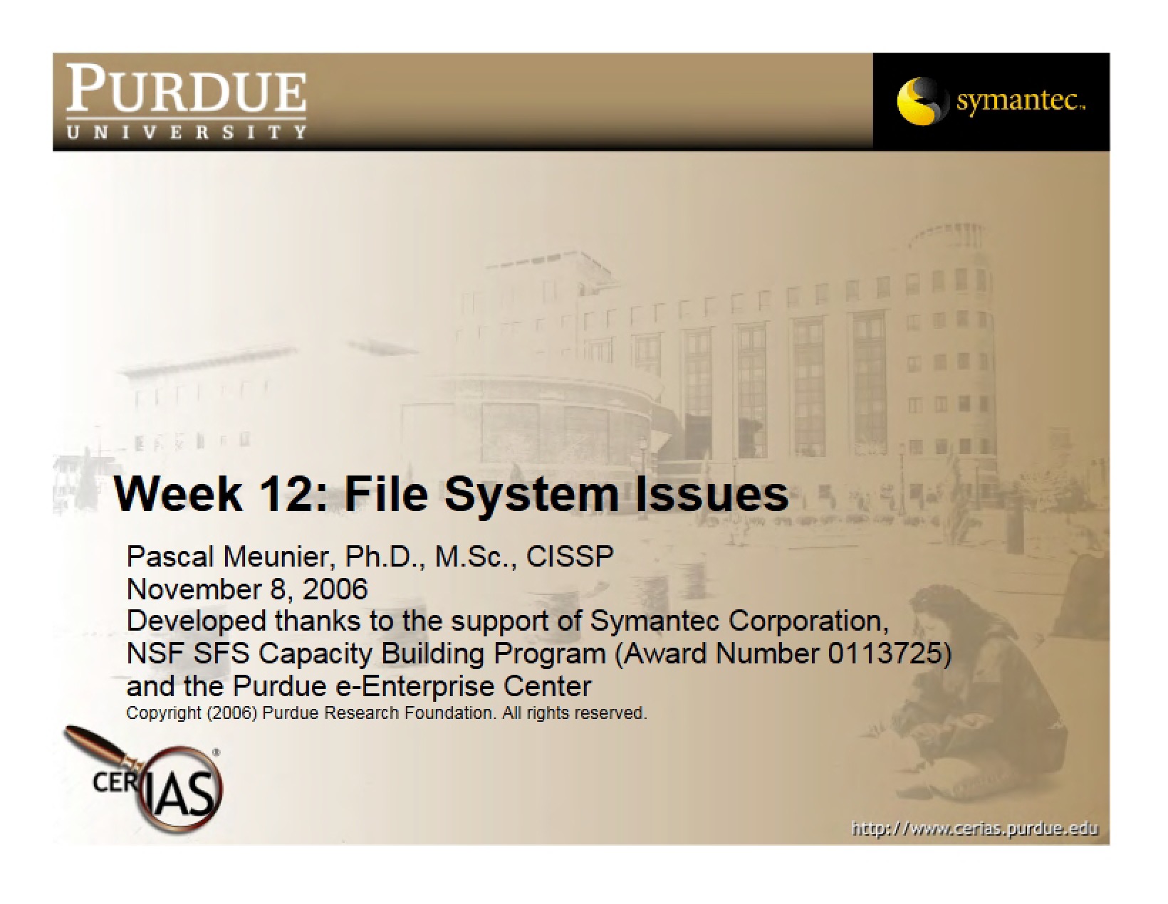 Issues in File Systems