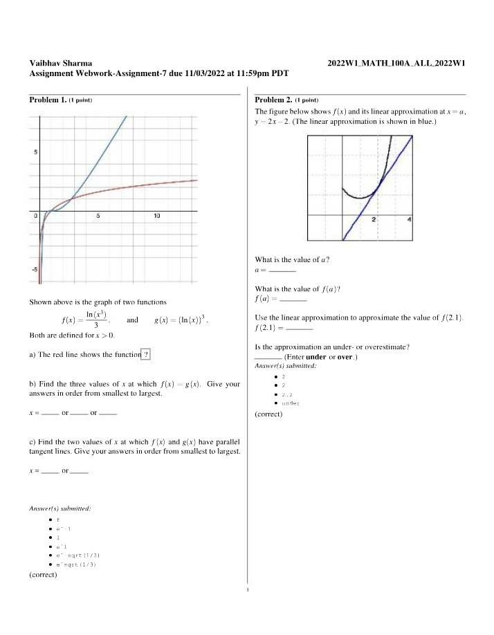 MATH 100A 2022W1 Documents