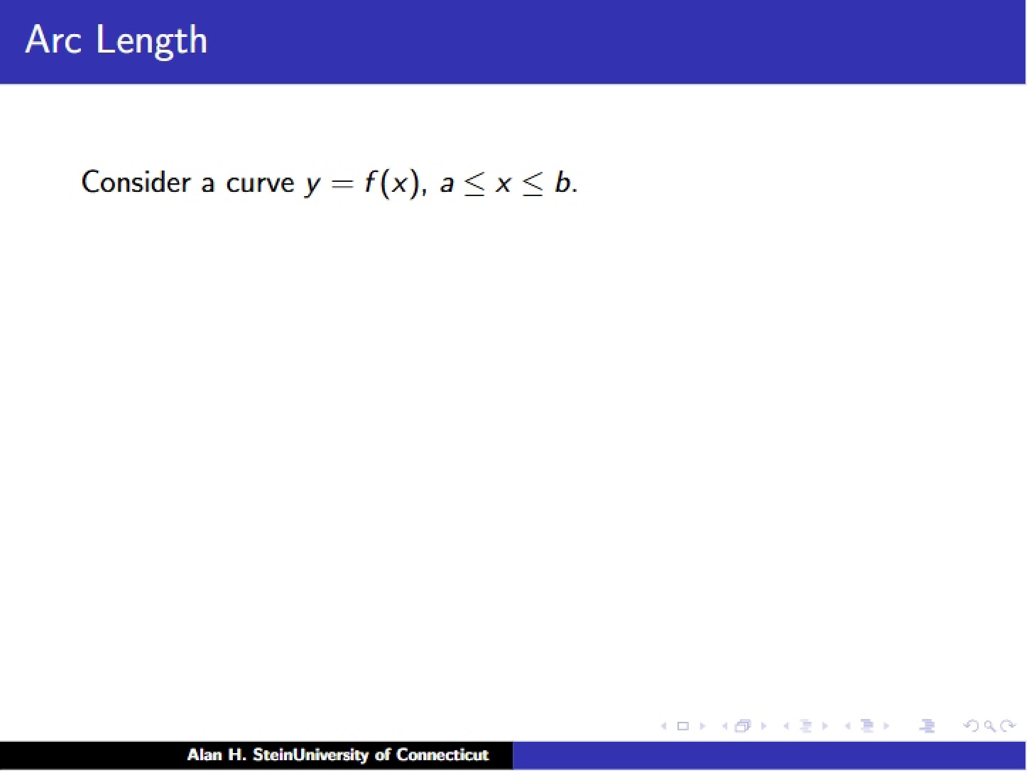 Measuring Arc Length