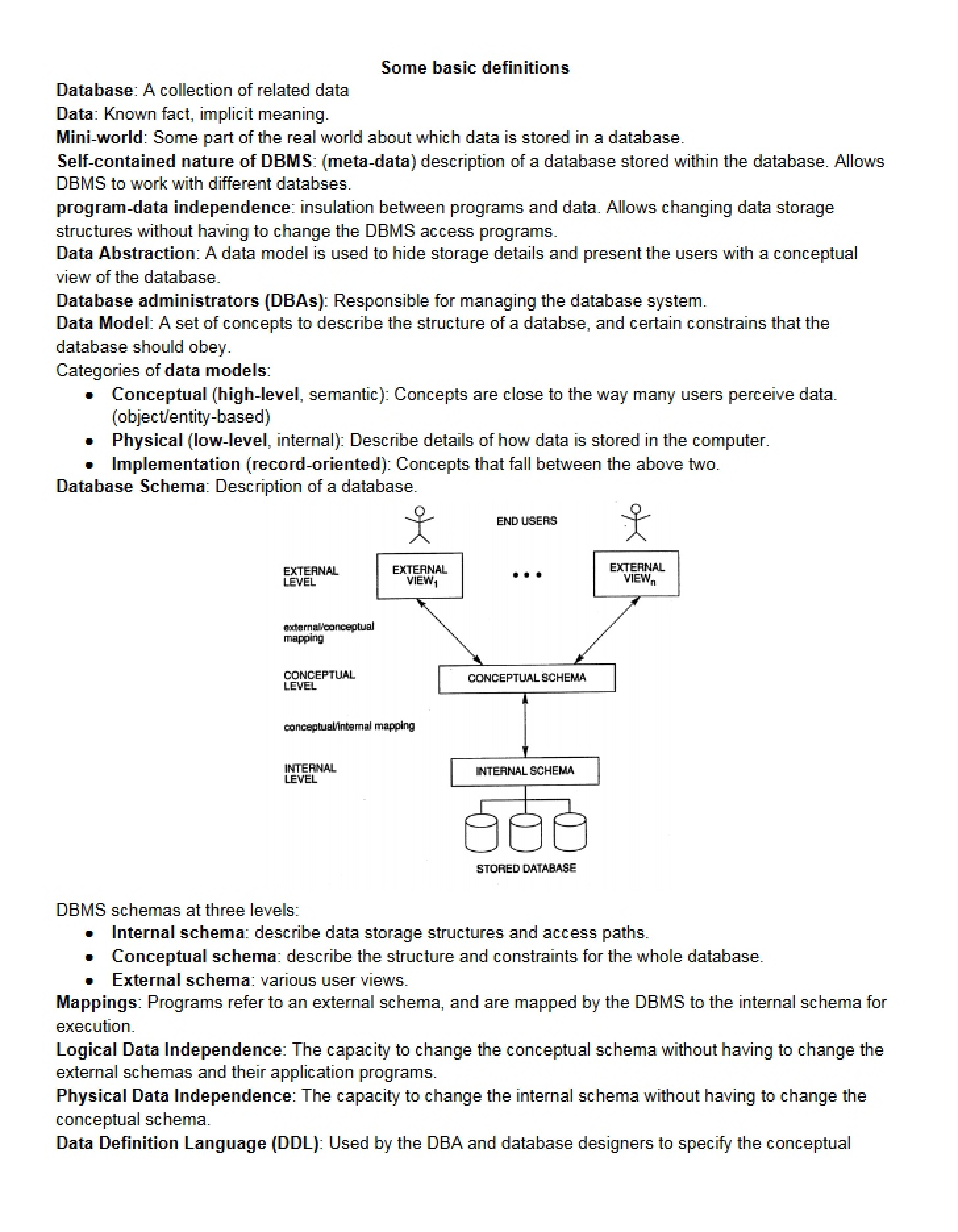 Session Notes
