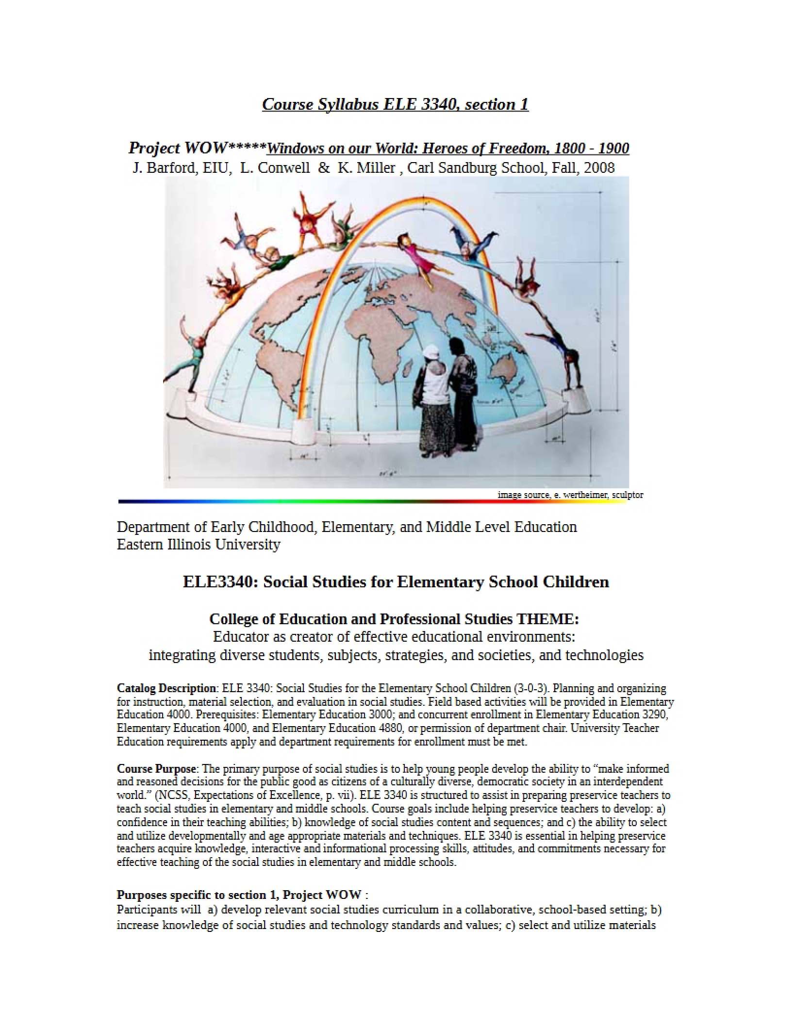 Syllabus - 9 Pages